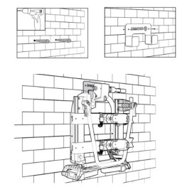 SOPORTE WM1 PARA COLOCAR EL PORTABICICLETAS EN LA PARED